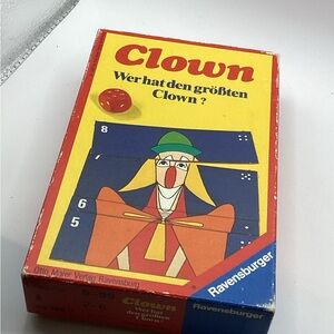 Ravensburger Clown Puzzle Box — Red, Blue & Green Artwork